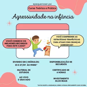 Imagem de capa para o Curso online Agressividade na Infância