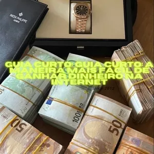 Imagem de capa para o Ebook Guia curto: A maneira mais fácil de ganhar dinheiro na internet 