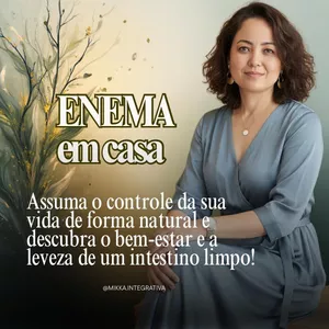 Imagem de capa para o Curso online Enema em Casa - Prática Milenar de Limpeza Intestinal Natural 