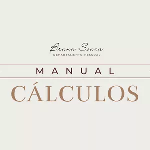 Imagem de capa para o Ebook Manual de cálculos - Departamento pessoal