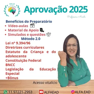 Imagem de capa para o Curso online Preparatório para Professor 2025