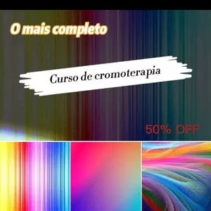 Imagem de capa para o Ebook Curso de cromoterapia completo - e-book