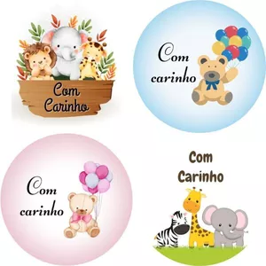 Imagem de capa para o Curso online 15 Tags Com Carinho Infantis 5x5cm 