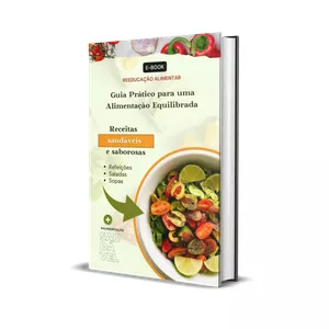 Imagem de capa para o Ebook Guia Prático para uma Alimentação Equilibrada