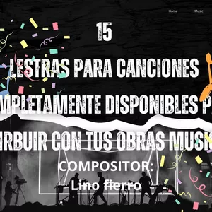 Imagen de portada para Curso online 15 letras para canciones completamente originales