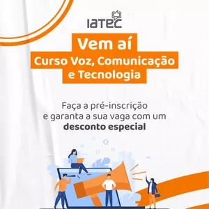Imagem de capa para o Curso online Voz, Comunicação e Tecnologia