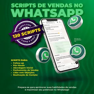 Imagem de capa para o Curso online eBook: Scripts de Vendas no WhatsApp