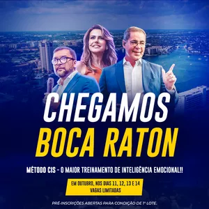 Imagem de capa para o Evento presencial City Cis Boca Raton