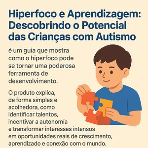 Imagem de capa para o Ebook Hiperfoco e Aprendizagem: Descobrindo o Potencial das Crianças com Autismo
