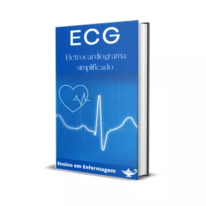 ECG eletrocardiograma simplificado por ensino em enfermagem
