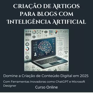 Imagem do curso Curso: Crie Artigos para Blogs com ChatGPT e Microsoft Designer