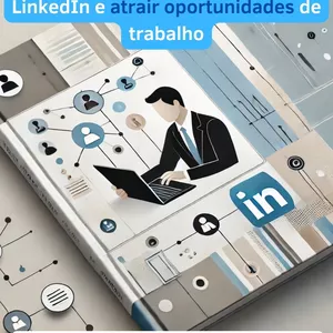 Imagem de capa para o Ebook Guia definitivo para otimizar seu LinkedIn e atrair oportunidades de trabalho