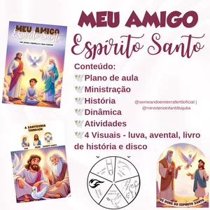 Imagem de capa para o Ebook MEU AMIGO ESPÍRITO SANTO 🎁🕊️
