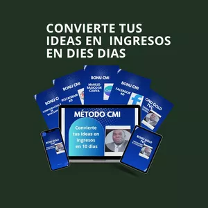 Imagen de portada para Curso online MINIMETODOCMI CONVIERTE TUS IDEAS EN INGRESOS