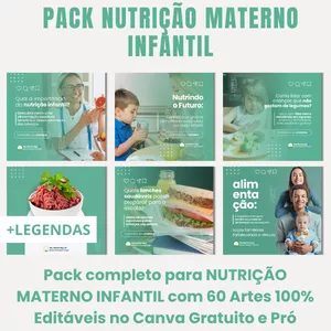 Imagem de capa para o Curso online Pack Nutrição Materno Infantil