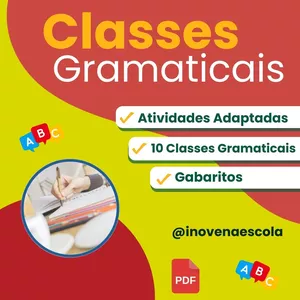 Imagem de capa para o Ebook Classes Gramaticais ADAPTADAS