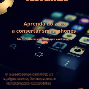 Imagem de capa para o Ebook Aprenda do zero a manutenção de celulares