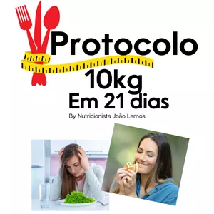 Imagem de capa para o Ebook Protocolo de 10kg em 21 dias.
