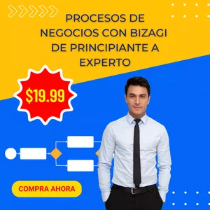Imagen de portada para Curso online PROCESOS DE NEGOCIOS CON BIZAGI: DE PRINCIPIANTE A EXPERTO
