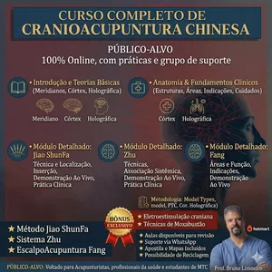 Imagem do curso Curso de Cranioacupuntura Chinesa - Técnicas de Jiao ShunFa, Zhu e Fang