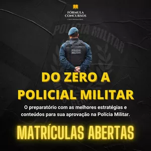 Imagem de capa para o Curso online Do Zero A Policial Militar(PMMG)
