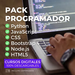 Imagen de portada para Curso online Pack Programador