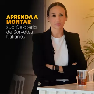 Imagem do curso Aprenda a Fabricar e Lucrar com Gelatos Sorvetes Italianos em Casa.