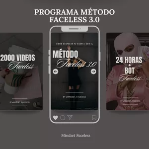 Imagen de portada para Ebook PROGRAMA METODO FACELESS 3.0