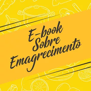 Imagem de capa para o Ebook Segredos para Emagrecer com Saúde e Felicidade