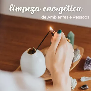 Imagem de capa para o Ebook Limpeza Energética de Ambientes e Pessoas