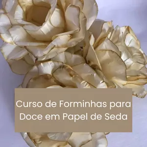 Imagem de capa para o Curso online Curso de Forminhas Para Doce em Papel de Seda