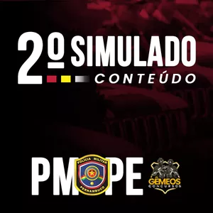 Imagem de capa para o Ebook 2° SIMULADO PMPE