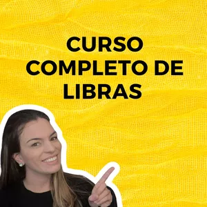 Imagem de capa para o Curso online LIBRAS Curso Completo - Sinalize Comigo