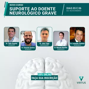 Imagem de capa para o Curso online SUPORTE AO DOENTE NEUROLÓGICO GRAVE