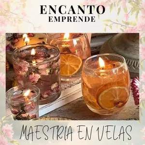 Imagen de portada para Ebook Maestría en Velas: De la Creatividad al Emprendimiento con Encanto