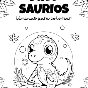 Imagen de portada para Ebook COLOREA CON DINO Y SUS AMIGOS