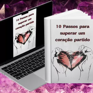 Imagem de capa para o Ebook 10 passos para superar um coração partido