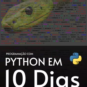 Imagem de capa para o Ebook Programação com Python em 10 Dias