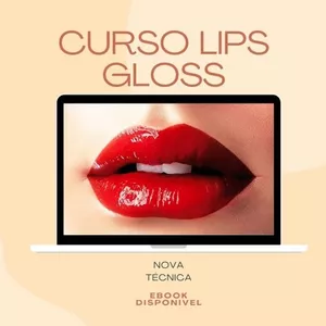 Imagem de capa para o Ebook APOSTILA LIPS GLOSS 