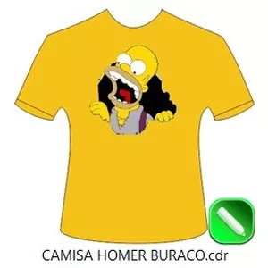 Imagem de capa para o Curso online CAMISA PERSONALIZADA HOMER BURACO