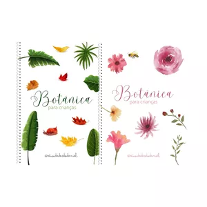 Imagem de capa para o Ebook Botânica - Folhas e Flores