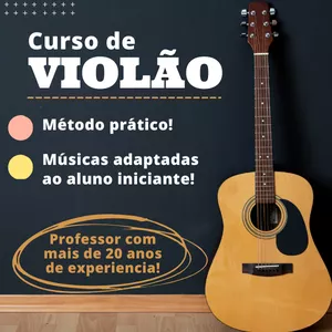 Imagem de Curso de violão (método prático) criado por Hamilton na hotmart