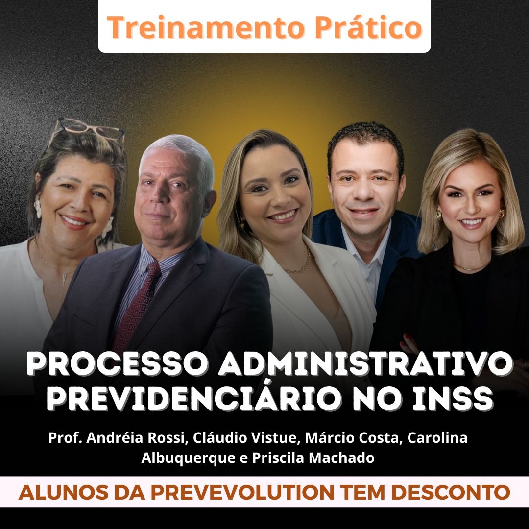 Imagem do curso Treinamento em Processo Administrativo Previdenciário no INSS