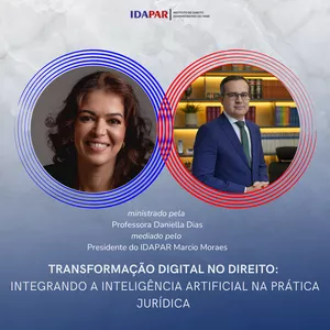 Imagem de capa para o Curso online Transformação Digital no Direito: Integrando a Inteligência Artificial na Prática Jurídica