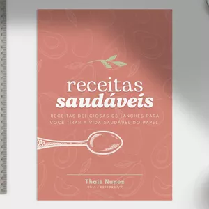 Imagem de capa para o Ebook E-book Receitas Saudáveis 