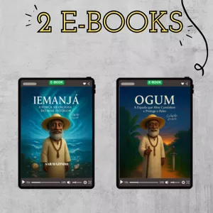 Imagem de capa para o Ebook 2 E-BOOKS - Ogum e Iemanjá 