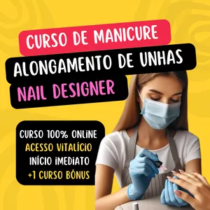 Imagem de Curso de Manicure Alongamento de Unhas criado por ROX na hotmart