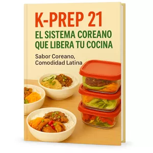 Imagen de portada para Curso online K-Prep 21 – El Sistema Coreano que Libera Tu Cocina