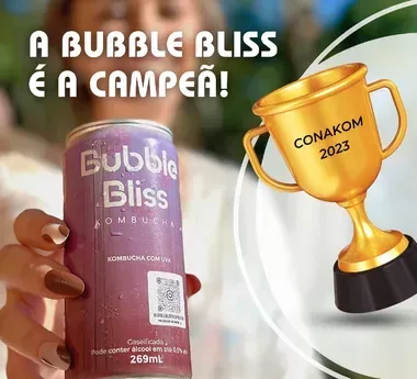 A Bubble Bliss Kombucha 