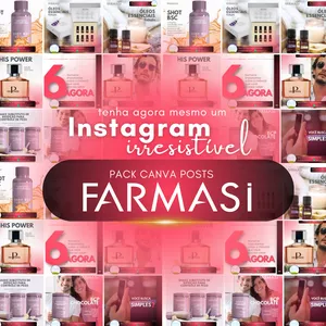 Imagem de capa para o Curso online PACK Farmasi Beauty Influencer - PACK de Artes